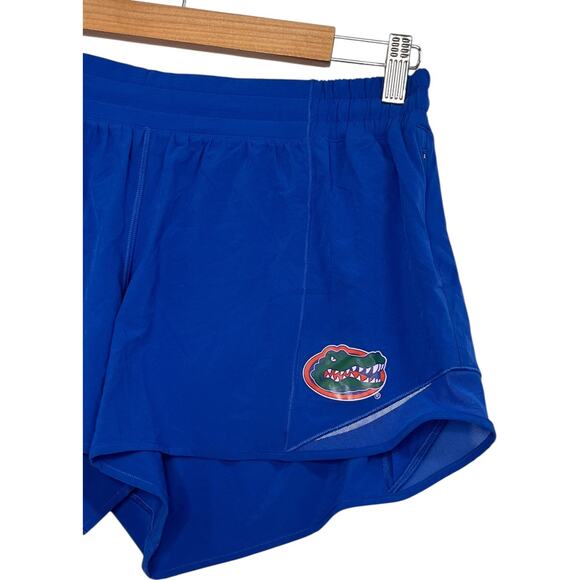 Lululemon Florida Gators Shorts Womens 12 Tall Blue Hotty Hot Athletic Running - Picture 7 of 15